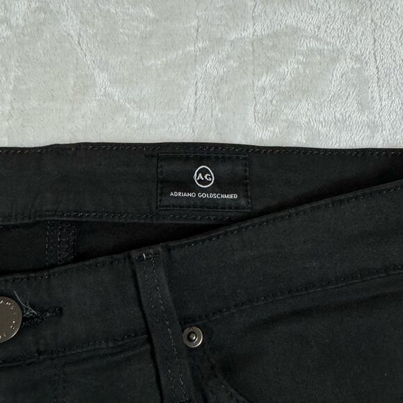 AG Adriano Goldschmied Prima Mid Rise Cigarette Jeans in Black Women’s Size 27 - Picture 4 of 7